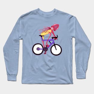 Mountain Biking Squid Long Sleeve T-Shirt